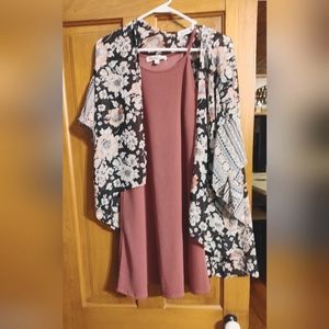 Summer dress with cover up